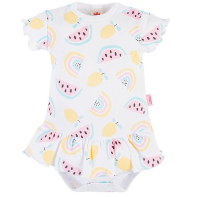 Бебешко боди-рокля с къс ръкав