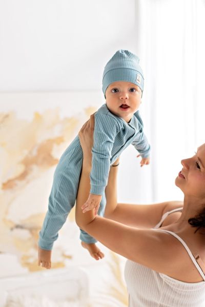 Бебешки гащеризон Natural Harmony тюркоаз