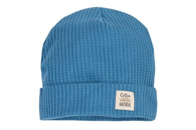 Шапка Natural Waffel в синьо